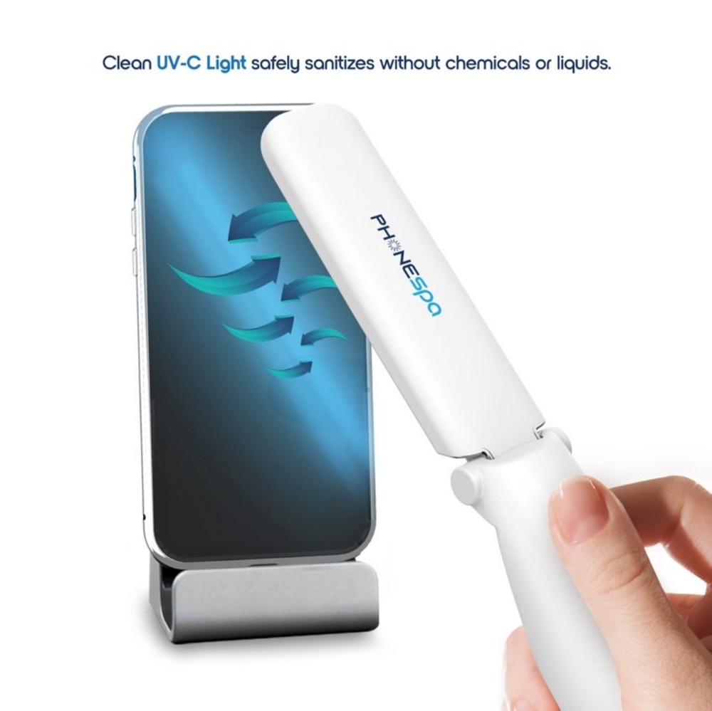 PhoneSpa Convenient, Portable, and Foldable UV-C Light Sanitizer